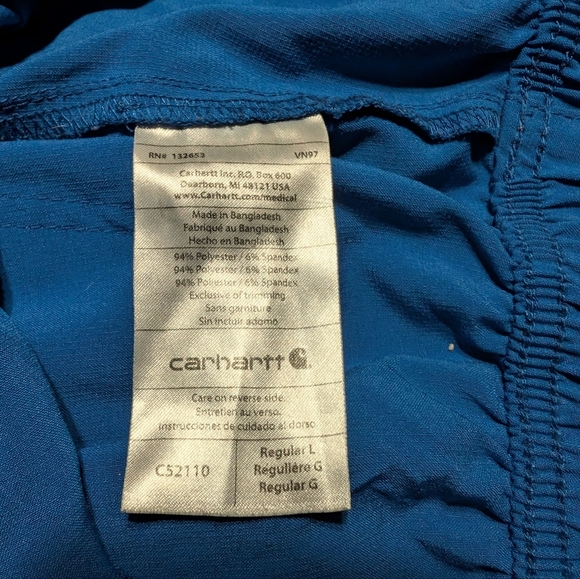 Blue Carhartt Scrub Pants - Picture 2 of 5